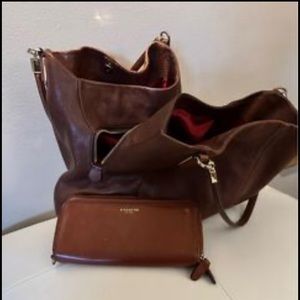 Coach purse and wallet